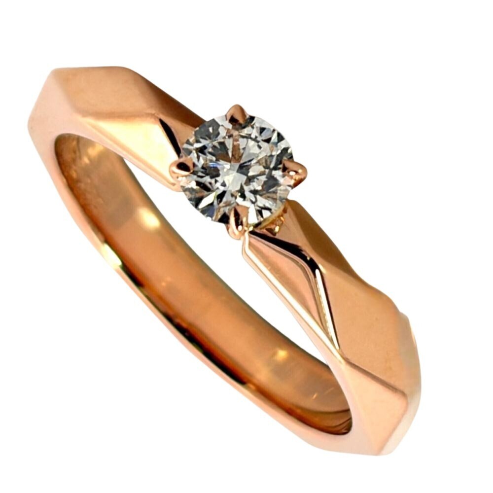 BOUCHERON 18k Gold Diamond Ring #46